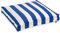 H.O.C.K. Classic Streifen Outdoor Sitzkissen Größen (50x50x5cm, Royal blau)