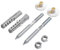 fiXte Light Duty Basin Fixing Kit M8 x 100mm Screws for Bathrooms Cloakrooms Toilets
