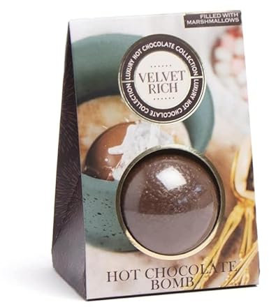 Hot Chocolate Bomb filled with Marshmallow- hot chocolate gift, stocking filler, gift for kids