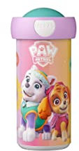 Mepal - Verschlussbecher Campus - Trinkbecher - Auslaufsicherer Wasserflasche für Kinder - Wiederverwendbarer Becher - BPA-frei & Spülmaschinenfest - 300 ml - Paw Patrol Girls