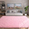 ROHATIM Hochflor Teppich Rund Wohnzimmer Super weich Shaggy Teppich Flauschiger,Soft Area Rug Schlafzimmer Teppiche Super weich Fluffy Kindermatte(grau,100 x 251 cm)