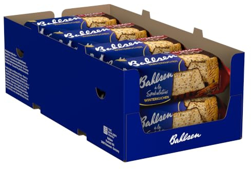 BAHLSEN Winterkuchen à la Spekulatius- 8er Pack - Rührkuchen mit Spekulatiusgewürzen und Schokoladenstückchen (8 x 350 g)