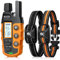Bousnic Collier de Dressage pour Chien de 3000m avec Télécommande pour Chiens de 3 à 55 Kg Rechargeable Collier électronique étanche avec bip(1-8), Vibration(1-16), Double Vibration (1-16)