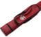 Jonny 8 Ball Two Tone Oval Snooker Pool Cue Case - Holds One 2-Piece Centre Jointed Cue, Removable Accessory Pocket (Burgundy)