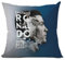 The Beach Stop Sports Hero Cristiano Ronaldo Kissenbezug, Geschenkidee für Männer, Frauen, Jungen und Mädchen, 45 x 45 cm, 18 x 18 cm, Ronaldo Blau