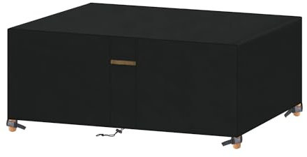 VANSHEIM Abdeckung für Gartenmöbel Abdeckung Wasserdicht Schutzhülle Gartenmöbel Winterfest Oxford Abdeckung Loungemöbel Abdeckung für Gartenmöbel Sets Rechteckig 130x90x71cm
