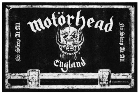 Motörhead No Sleep at All Unisex Fußmatte schwarz 100% Polyamid 60 x 40 cm Band-Merch, Bands