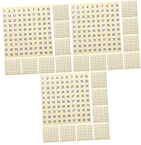 NUOBESTY 45 Feuilles D'Étiquettes Autocollantes Rondes Autocollants D'Organisation D'Inventaire Autocollants De Numéro Consécutif Autocollants De Numéro Disjoncteur Autocollants De Numéro