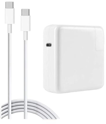 Adaptateur Secteur Applicable Chargeur d'ordinateur Portable USB-C 30W/61W/87W (Color : White, Size : US)