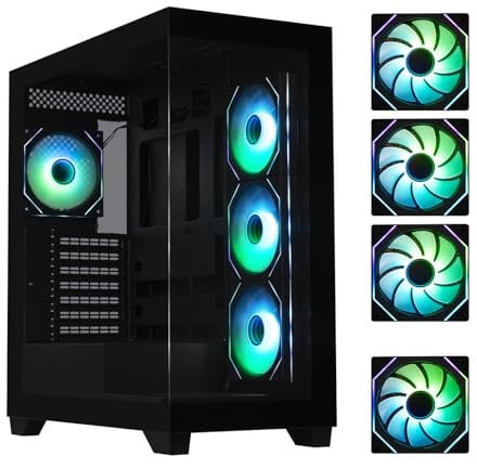 BitFenix CETO Premium Edition Mid Tower PC Gehäuse (Schwarz)