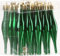 Sea Team Set di 20 decorazioni a goccia di Natale con lacci, palline da 85 mm/3,35, in plastica, infrangibili, decorazioni da appendere per albero di Natale, matrimoni, feste. Verde