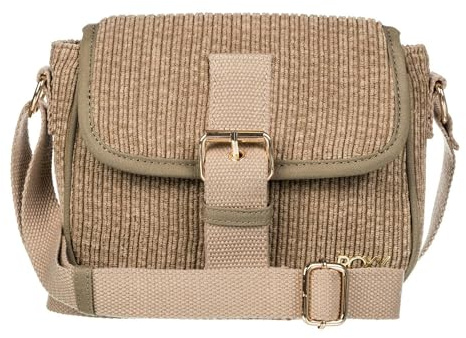 Roxy Damen Feeling Good Stilvolle Soft Compact Cord Crossbody Tasche mit verstellbaren Trägern, Grün (Oil Green), 1.6L