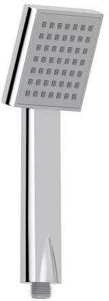 Modern Square Shower Head Handset | High Flow Single Spray Pattern | Polished Chrome Finish Sprayer Shower Head | Durable – Easy-to-Clean Design Shower Hose Head for Stylish Bathrooms