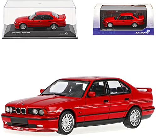Generisch B*M*W 5er E34 Alpina B10 BiTurbo Limousine Rot 1987-1996 1/43 Solido Modell Auto