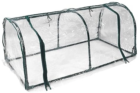 Mini Serre de Jardin, Tente en Fer étanche à la Pluie, Couverture Miniature Transparente