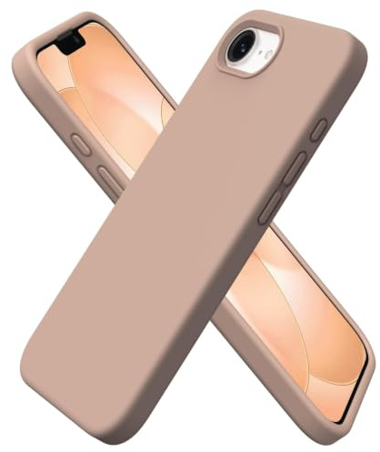 ORNARTO für iPhone 17e/16e Hülle aus Silikon 6,1 Zoll - Wüstensand | Premium Flüssigsilikon, dünne Handyhülle, weich und griffig, tolle Haptik, stoß- und kratzfest, große Farbauswahl