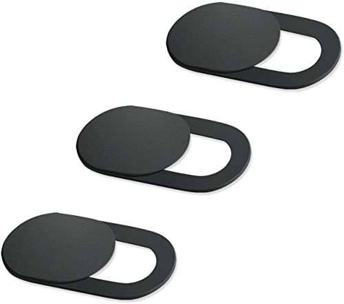 Webcam-Abdeckung, ultradünn, für Laptop, Handy, schützt Ihre Privatsphäre und Sicherheit, starker Klebeblock, Clever, 3 Stück