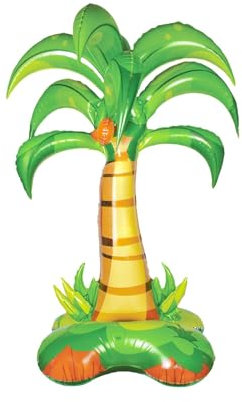 Palma Gonfiabile,Palloncini Hawaii,Palloncini Alluminio Tema Hawaii,Palloncino XXL Palm Island,Hawaiana Decorazioni per Feste, Estate Spiaggia Compleanno Festa Decorazione (1PCS)