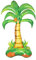 Hawaii Helium Ballons,Kokosnussbaum Luftballons,Hawaii Deko Kokosnuss Ballon,XXL Stehender Kokosnussbaum Luftballon,Hawaii Ballon für Geburtstags Hawaii Party Sommer Strandparty Zubehör (B)