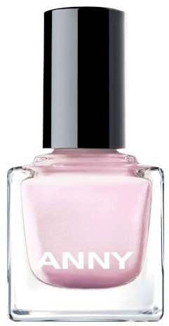 ANNY Nail Polish – Hochwertiger Farb-Nagellack mit langanhaltendem Glanz, splitterresistent und schnelltrocknend, Farbe: Rosy Bling Bling - 15 ml