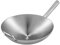 GAOAZHEN Wok in Acciaio Inox 34 43 cm Antiaderente Adatto a Tutti i Piani Cottura Anche a induzione Stay Cool Manici 43 cm