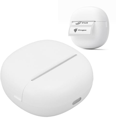 YUYTE Mini Imprimante Portable, Gousses D' de Téléphone Portables, Fabricant D'autocollants Thermales sans Encre avec 1 Rouleau D', Compatible avec iOS pour Journal, Mémo, Photo