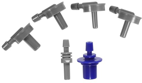 HOLIDYOYO 6 Stück Universelle Armverbinder aus Abs für Blutdruckmessgerät Ersatzteile mit Geradem und Gebogenem Stiftdurchmesser Einfach zu Bedienen und Langlebig