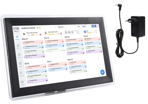 Marhynchus 15,6in Digitaler Kalender Wand -Touchscreen WiFi Smart Family Planer 32 GB Elektronische Aufgabe mit HD Interactive Display für -Organisation