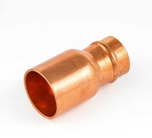 Westco 42mm x 28mm Copper Fitting Reducer – Solder Ring SR6 Reducer for Copper Pipe Systems