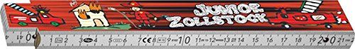 Schaeffer-Marketing (550005) ZOLLSTOCK! Witziger Kinder Gliedermaßstab/Meterstab 2 Meter mit Motiv Feuerwehr - ein lustiges Geschenk für Mädchen und Jungen.