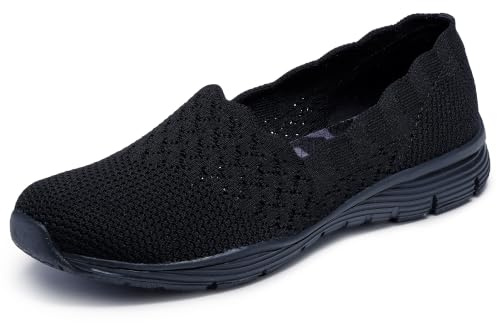 Skechers Women's 49481wLoafer | Modern Comfort Casual, Air-Cooled Memory Foam, Stretch Fit, Machine Washable, Vegan