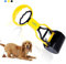 Andiker - Paletta per escrementi di animali domestici, portatile, paletta per escrementi del cane, ganasce per escrementi di animali domestici, molla ad alta elasticità, colore: nero