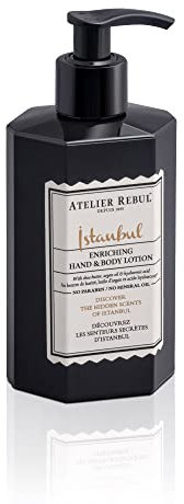 ATELIER REBUL ISTANBUL HAND- UND KÖRPERLOTION (250ml) - Natürlich, ohne Sulfate, Parabene und Mineralöle - Für alle Hauttypen