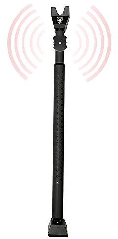 Adjustable Sliding Door Security Bar, Door Jammer 2-in-1 Adjustable Door Knob and Sliding Patio Door Stoppers Security with Alarm, 40 Different Adjustments by Guard Dog Security