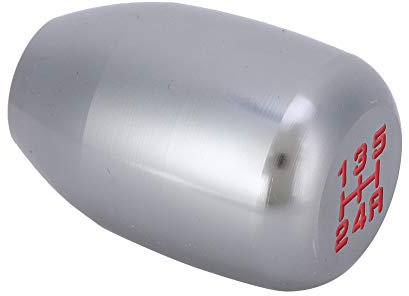 Gorgeri Autoschaltknauf, 5-Gang manueller Schaltknauf, Schalthebelstock mit 3 Adaptern 8/10/12mm, Titan