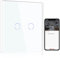 BSEED Smart ZigBee Interruptor de Luz,2 Gang 1 Vía Interruptor Inteligente Blanco,Compatible con Alexa y Google Home, Control de APP y Función de Temporizador(Zigbee Gateway Hub Requerido)