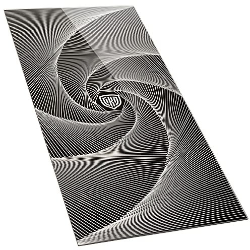 Kolink Unity Nexus Radial Tempered Glass, Alternative Front Panel for Unity Nexus Midi Tower PC Case, Alternative ARGB Spare Faceplate with Radial Design