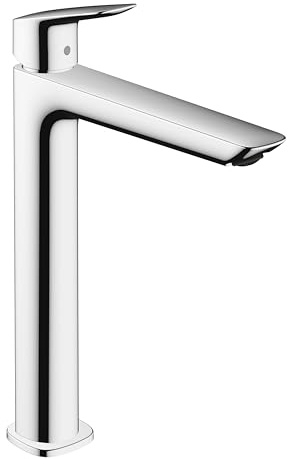 hansgrohe Logis Fine Modern 71258001 Waschbeckenarmatur mit 1 Griff, 1 Loch, 30,5 cm hoch, Chrom