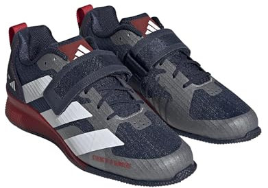 adidas Adipower Weightlifting 3 Team Navy Blue/White/Better Scarlet Herren 11, Damen 12 Medium