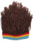 VALICLUD 1stück Weird Wig Hat Lustige Strickmütze Für Winter Handgefertigte Partyhaube Für Und Warmes Kopfteil Mit Dreadlocks Für Besondere Anlässe Kaffee-farben