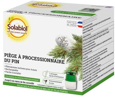 SOLABIOL Piège à Chenilles Processionnaire du Pin - Prêt à l'emploi - Lutte Responsable - 100% d'origine Naturelle - Utilisable en Agriculture Biologique - Fabriqué en France SOPIPRO