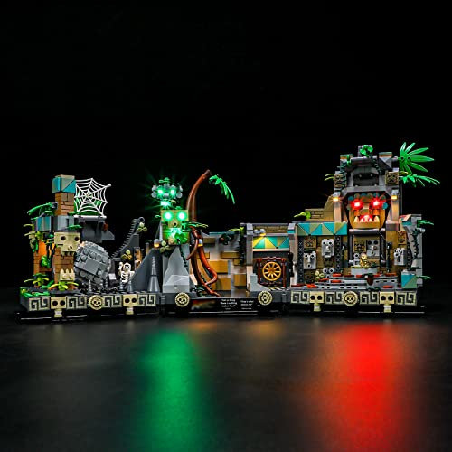BRIKSMAX 77015 Led Licht für Lego Tempel des goldenen Götzen - Compatible with Lego Disney Bausteinen Modell - Ohne Lego Set