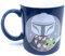 Silver Buffalo Star Wars Mandalorian and the Child Baby Yoda Grogu Jumbo Tasse à café en céramique 591 ml – Image recto verso