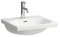 LAUFEN Lua Waschtisch, ohne Hahnloch, mit Überlauf, 500x460mm, unterbaufähig, H8100814001091, Farbe: Weiß mit LCC
