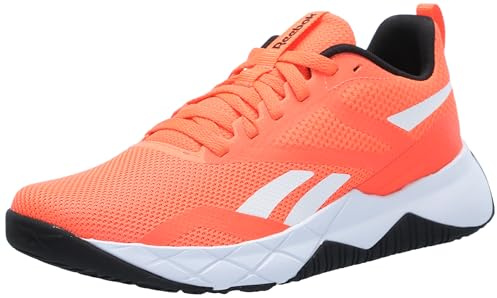 Reebok Herren NFX Trainer Sneaker,Digital Coral Supercharged Coral Black,44 EU