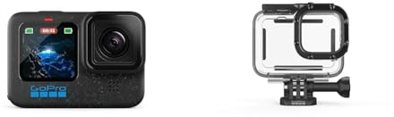 GoPro HERO12 Black – wasserdichte Action-Kamera mit 5,3K60 Ultra HD-Video, 27 MP Fotos, HDR, 1/1,9-Zoll-Bildsensor, Live-Streaming, Webcam, Stabilisierung & Schutzgehäuse