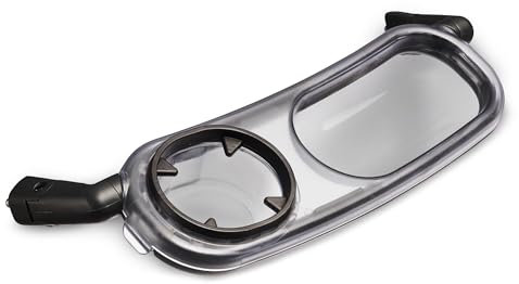 Stroller Snack Tray with Cup Holder Compatible with Uppababy Cruz v2, Uppababy Vista v2 Stroller, and Rumble seat. Easy attachment for most Uppababay Stroller Bumper bar housings, Stroller Accessories