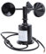 Windgeschwindigkeitssensor-Anemometer Professioneller Windgeschwindigkeitsüberwachungssensor mit Hoher Genauigkeit und 3 Tassen Windgeschwindigkeitssensor-Anemometer 9-30 V