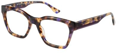 BOTANIQ Quadratisch Azetat Brillen in Purple Tort für Damen, Brille mit Sehstärke, optional mit Sonnenbrillen tönung oder Blaulichtfilter (Modell BIO-1102-102)