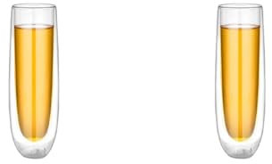 150ML for Creative Tall Toasting Glasses Double-Walled Champagne Flute Easy to Use Clean Elegance Decoration Double Coffee Cup Carrier